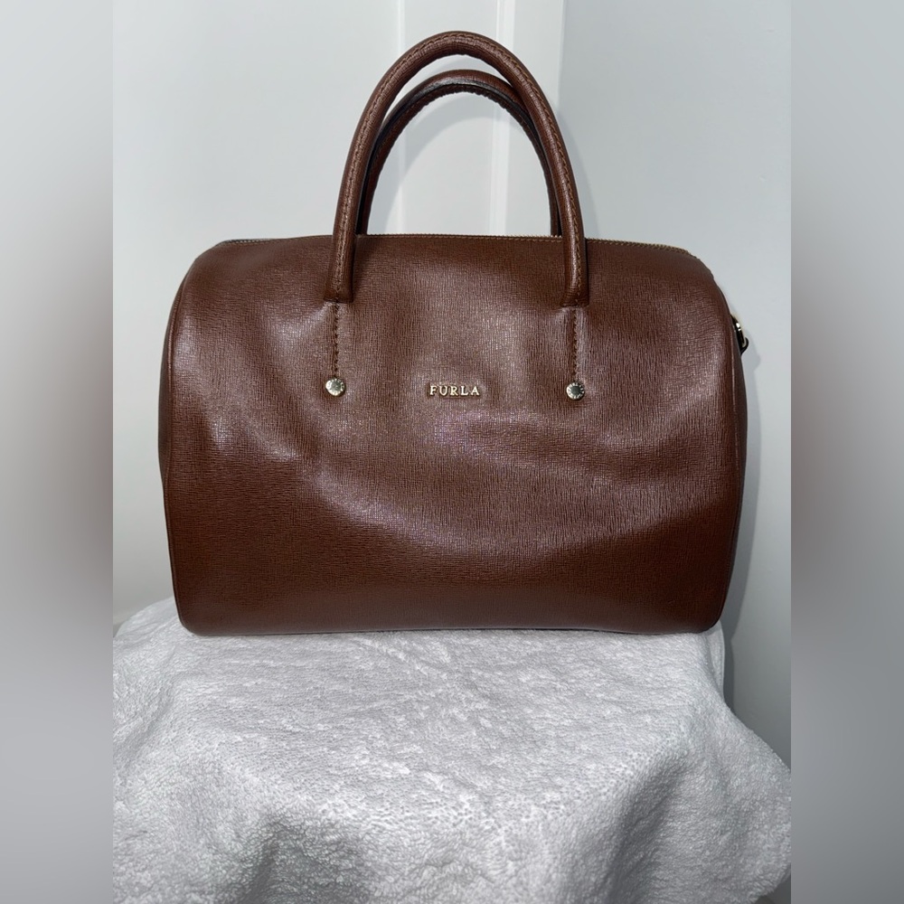 FURLA Handle Bag in Brown - Picture 2 of 8